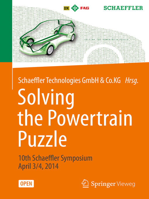 Title details for Solving the Powertrain Puzzle by Schaeffler Technologies GmbH & Co. KG - Available